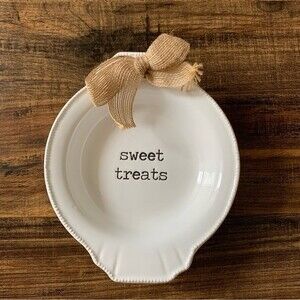 SALE! Pier 1 Imports Black and White Sweet Treats Candy Dish NWT